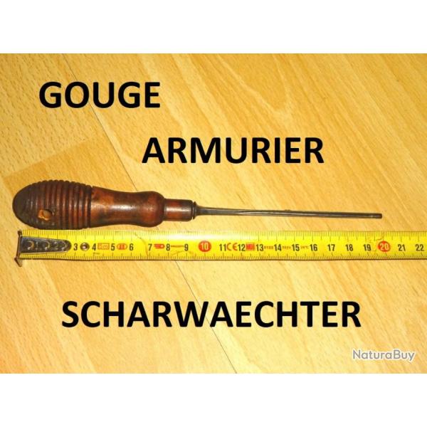 GOUGE ARMURIER de marque SCHARWAECHTER largeur 3.14 mm - VENDU PAR JEPERCUTE (D23B567)