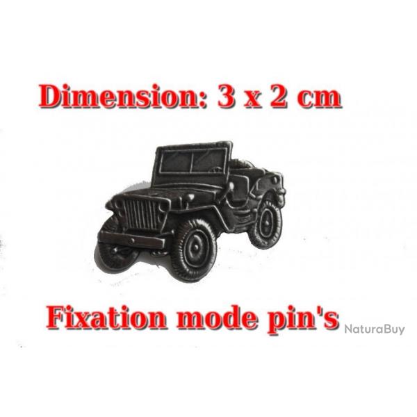 Insigne JEEP fixation mode pin's