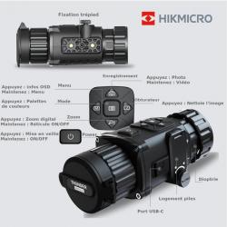 Appareil de vision thermique Hikmicro Thunder Pro TQ35C clip on
