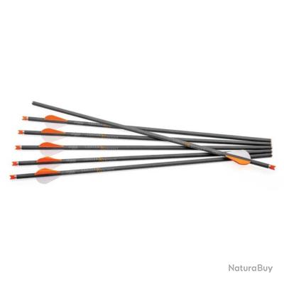 Flèches D'arbalète Carbone 16 Pouces - 6 Ou 12 Pièces Avec Pointes Pour Pratique, Chasse, Tir