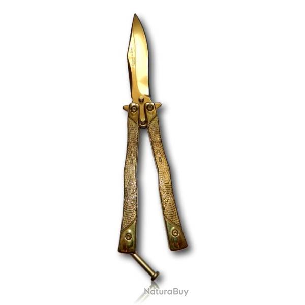 COUTEAU PAPILLON RAINGOLD LAME 7.9CM 02150