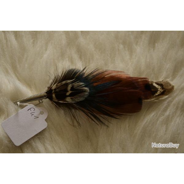 BROCHE FOURREAU POULE FAISANE, FAISAN OBSCUR ET FAISAN COMMUN