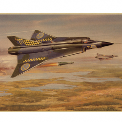 Affiche, poster vintage d'avion et de guerre pour décoration, taille 30x21cm modèle 2
