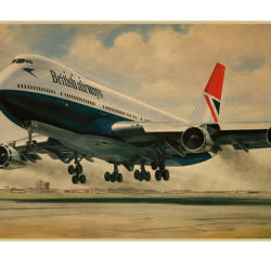 Affiche, poster vintage d'avion et de guerre pour décoration, taille 30x21cm modèle 23