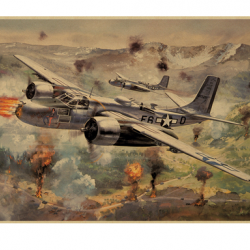 Affiche, poster vintage d'avion et de guerre pour décoration, taille 30x21cm modèle 27