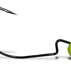 Tête Plombée VMC RJ Rugby Jig Chartreuse Chartreuse 2/0 3.5g