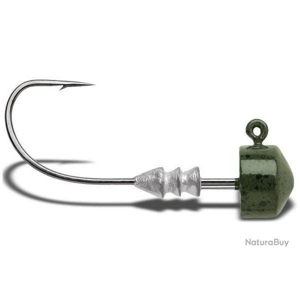 Tte Plombe VMC Ned Rig Jig Green Pumpkin 2g Par 4 Green Pumpkin