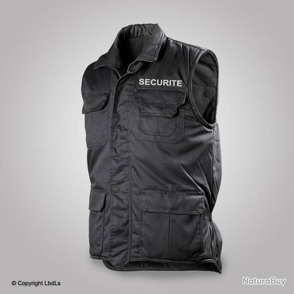Gilet Trucker matelass sigl SECURITE NOIR