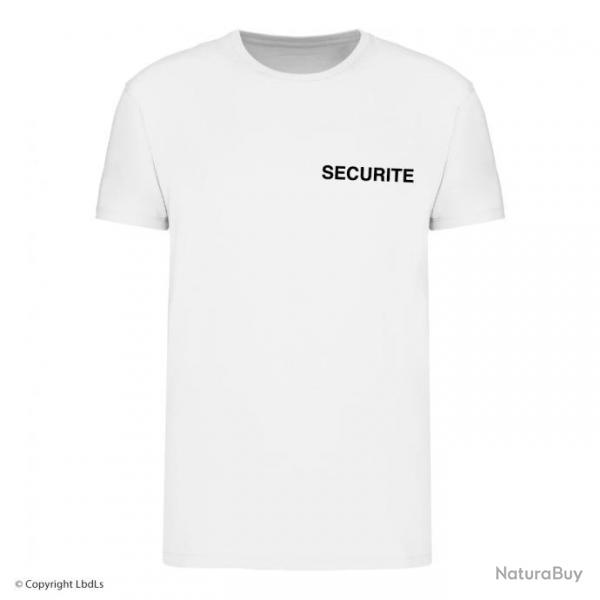 T shirt SECURITE BLANC