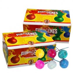 2X boîte de 12 paquets de 6 fumigènes "Couleur assorties" - Le Tigre