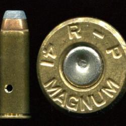 .41 Magnum - RP - balle cuivre pointe plomb plate