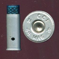 .44 Remington Magnum &agrave; grenaille - CCI N R  - &eacute;tui aluminium - conteneur grenaille bleu transparent