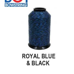 BCY - Fil pour cordes 8125G 1/4 Lbs ROYAL BLUE & BLACK