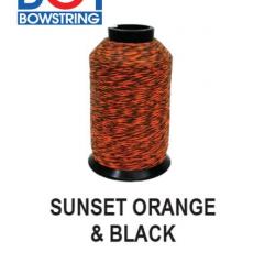 BCY - Fil pour cordes 8125G 1/4 Lbs SUNSET ORANGE & BLACK