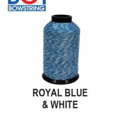 BCY - Fil pour cordes 8125G 1/4 Lbs ROYAL BLUE & WHITE