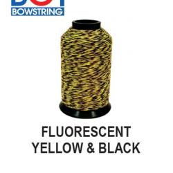 BCY - Fil pour cordes 8125G 1/4 Lbs YELLOW & BLACK