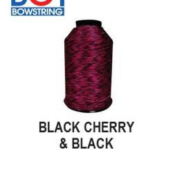 BCY - Fil pour cordes 8125G 1/4 Lbs BLACK CHERRY & BLACK