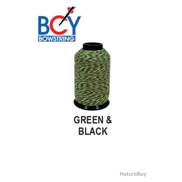 BCY - Fil pour cordes 8125G 1/4 Lbs GREEN & BLACK