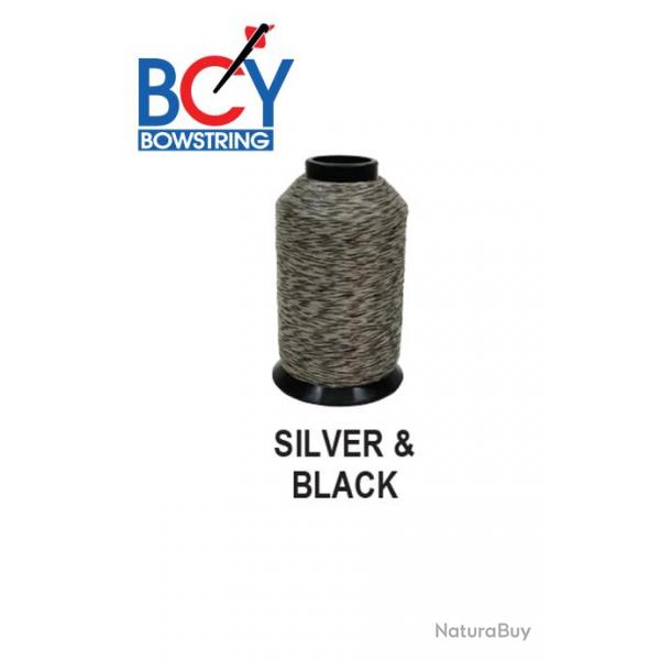 BCY - Fil pour cordes 8125G 1/4 Lbs SILVER & BLACK