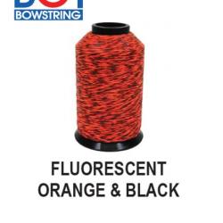 BCY - Fil pour cordes 8125G 1/4 Lbs FLUO ORANGE & BLACK