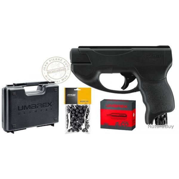 Pack pistolet CO2  balles de caoutchouc T4E TP 50 Compact - Cal.50 (11 Joules max)