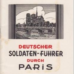 WW2 : City of Paris travel guide for Wehrmacht Soldiers, 1940! Guide visite de Paris armée allemande