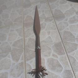 Tête de lance congo afrique authentiqueN*1