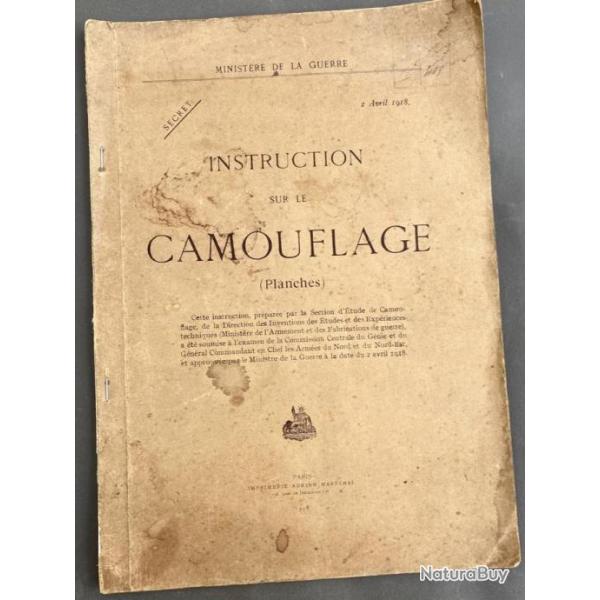 Instructions sur le camouflage (1918)