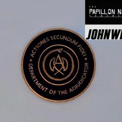 PNA EXCLUSIF! NOUVELLE VERSION RÉALISTE  JETON ADJUVICATOR JOHN WICK