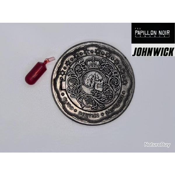 JOHN WICK PACTE DE SANG EFFET VINTAGE AVEC CAPSULE DE FAUX SANG POUR LE CINEMA!