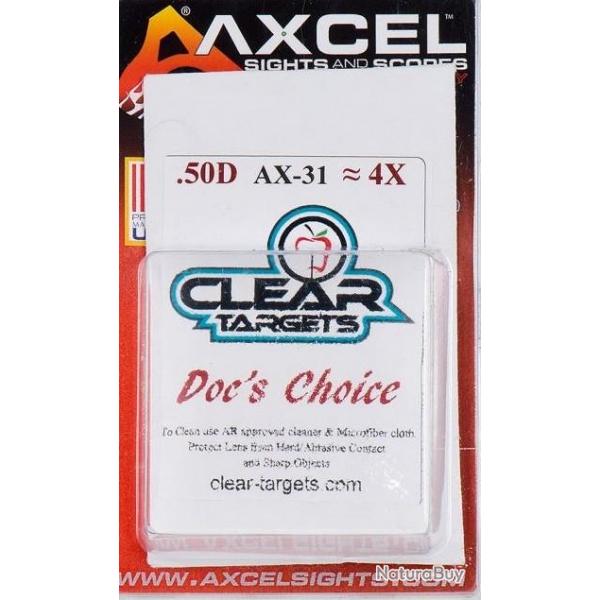 AXCEL - Lentille DC pour scope 31mm X4 - 0.5