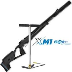 Carabine Beretta PCP Stoeger XM1 S4 ( Suppresseur Son ) Cal. 4,5 mm, 19,9 J. + Pompe Bar À 3 ÉTAPES