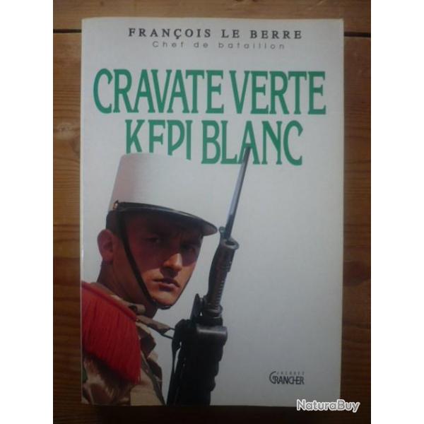 Cravate verte kpi blanc - LE BERRE Franois - Chef de bataillon