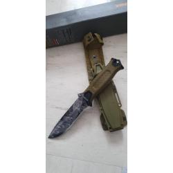 Couteau Gerber Strongarm fixer blande Fine Edge Black Lame Lisse Tactique Chasse Randonn&eacute;e Camping g