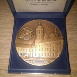 Médaille bronze _ PRYTANEE NATIONAL MILITAIRE _ 4ème CENTENAIRE _ TTBE