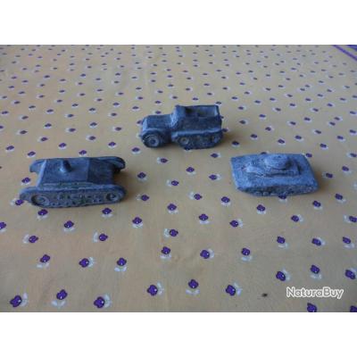 JOUETS A.R. (France): Camion LATIL torpédo avec canon - Plomb et Tôle