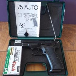 CZ 75 KIMAR Bronzé célèbre réplique du pistolet TCHEQUE + 50 munitions PAK