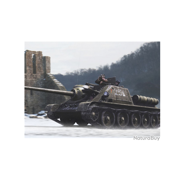 Affiche, poster vintage de char de guerre, taille 21x30cm modle 7