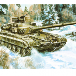 Affiche, poster vintage de char de guerre, taille 21x30cm modèle 8