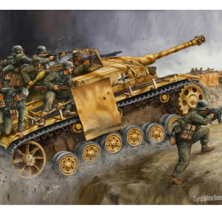 Affiche, poster vintage de char de guerre, taille 21x30cm modèle 10