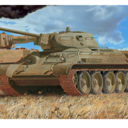 Affiche, poster vintage de char de guerre, taille 21x30cm modèle 17