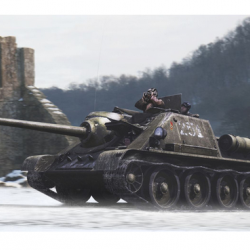 Affiche, poster vintage de char de guerre, taille 42x30cm modèle 7