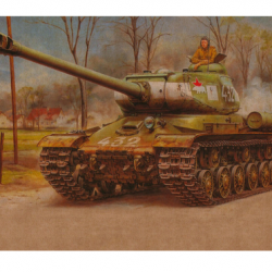 Affiche, poster vintage de char de guerre! taille 42x30cm modèle 6