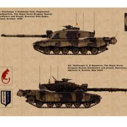 Affiche, poster vintage de char de guerre! taille 42x30cm modèle 8