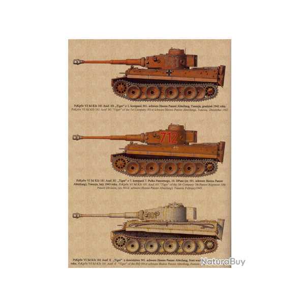 Affiche, poster vintage de char de guerre! taille 42x30cm modle 12
