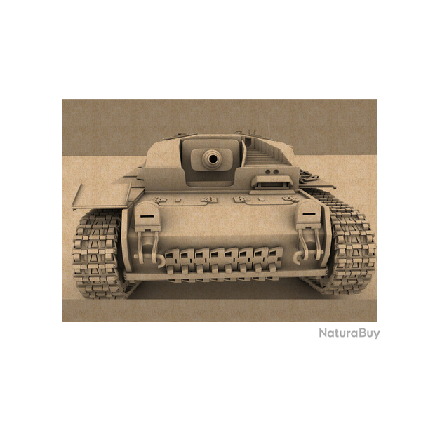 Affiche, poster vintage de char de guerre! taille 42x30cm modle 18