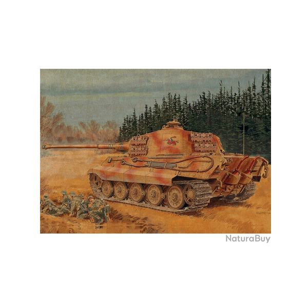 Affiche, poster vintage de char de guerre! taille 42x30cm modle 22