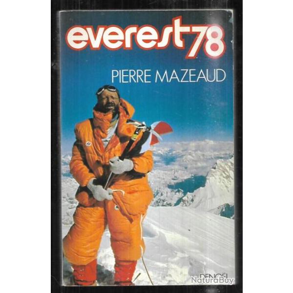 everest78 par pierre mazeaud   . montagne ou verest 1978