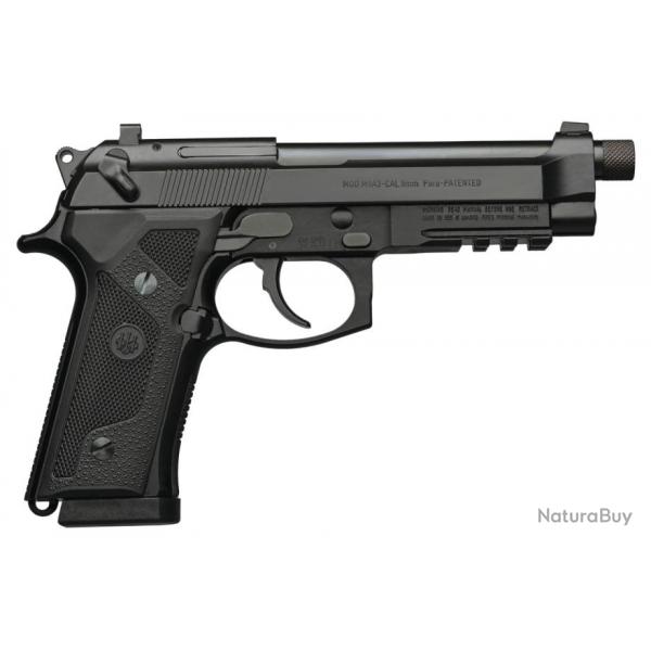Pistolet Beretta M9A3 Black cerakote Cal.9x19 17 coups filet 1/2X28 UNF