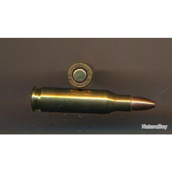 (10235) UNE CARTOUCHE militaire  calibre 4,6x30 HK fab. GB balle ordinaire exercice